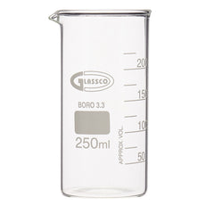 Becher formato alto in borosilicato Premium